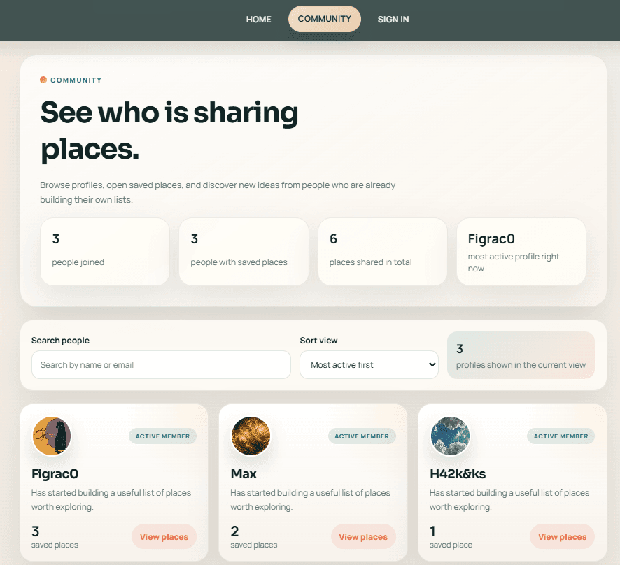 Authentication screen with profile image upload