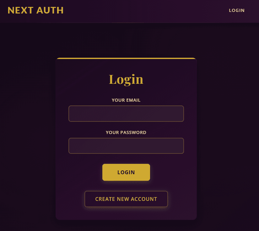 User profile management dashboard