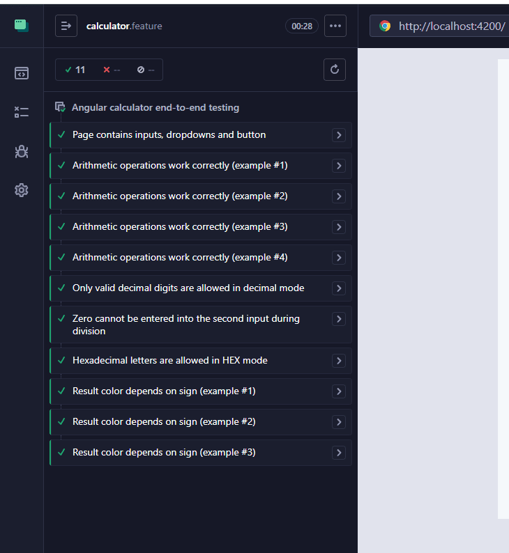 QA testing pipeline preview