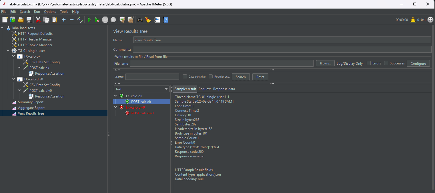 Performance testing in JMeter