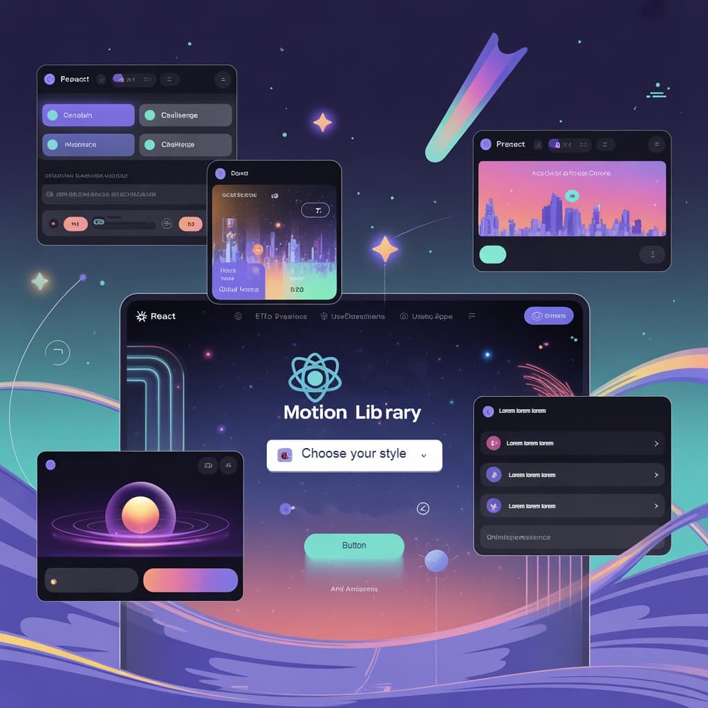 React Motion Animation Library - Advanced Framer Motion Showcase